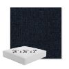 Picture of Cassava Indigo | 25" x 25" x 3" Square Outdoor Cushion - Sunbrella© Fabric
