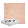 Picture of Chartres Rose | 25" x 25" x 3" Square Outdoor Cushion - Sunbrella© Fabric