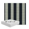Picture of Expressive Mist | 25" x 25" x 3" Square Outdoor Cushion - Sunbrella© Fabric