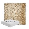 Picture of Instinct Toffee | 25" x 25" x 3" Square Outdoor Cushion - Sunbrella© Fabric