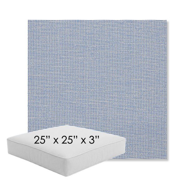 Picture of Kudos Cloud | 25" x 25" x 3" Square Outdoor Cushion - Sunbrella© Fabric