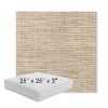 Picture of Momento Parchment | 25" x 25" x 3" Square Outdoor Cushion - Sunbrella© Fabric