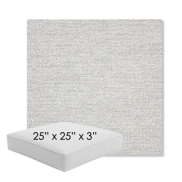 Picture of Nurture Pebble | 25" x 25" x 3" Square Outdoor Cushion - Sunbrella© Fabric