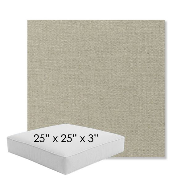 Picture of Play Sage | 25" x 25" x 3" Square Outdoor Cushion - Sunbrella© Fabric