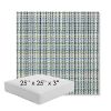 Picture of Principle Lagoon | 25" x 25" x 3" Square Outdoor Cushion - Sunbrella© Fabric