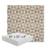 Picture of Array Dune | 25" x 25" x 4" Square Outdoor Cushion - Sunbrella© Fabric
