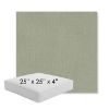 Picture of Canvas Seasalt | 25" x 25" x 4" Square Outdoor Cushion - Sunbrella© Fabric