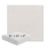 Picture of Cassava White | 25" x 25" x 4" Square Outdoor Cushion - Sunbrella© Fabric
