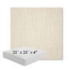 Picture of Cast Pumice | 25" x 25" x 4" Square Outdoor Cushion - Sunbrella© Fabric