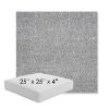 Picture of Chartres Gull | 25" x 25" x 4" Square Outdoor Cushion - Sunbrella© Fabric