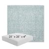 Picture of Chartres Opal | 25" x 25" x 4" Square Outdoor Cushion - Sunbrella© Fabric
