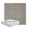 Picture of Crush Ash | 25" x 25" x 4" Square Outdoor Cushion - Sunbrella© Fabric