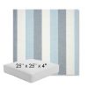 Picture of Direction Dew | 25" x 25" x 4" Square Outdoor Cushion - Sunbrella© Fabric