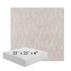 Picture of Mountains Snow | 25" x 25" x 4" Square Outdoor Cushion - Sunbrella© Fabric