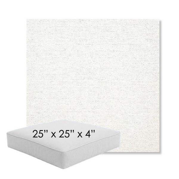 Picture of Platform Salt | 25" x 25" x 4" Square Outdoor Cushion - Sunbrella© Fabric