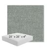 Picture of Rafi Mist | 25" x 25" x 4" Square Outdoor Cushion - Sunbrella© Fabric