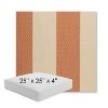 Picture of Rothko Lobster Roll | 25" x 25" x 4" Square Outdoor Cushion - Sunbrella© Fabric