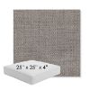 Picture of Willa Bark | 25" x 25" x 4" Square Outdoor Cushion - Sunbrella© Fabric