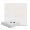Picture of Willa Snow | 25" x 25" x 4" Square Outdoor Cushion - Sunbrella© Fabric