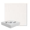 Picture of Abstraction Snow | 25" x 25" x 5" Square Outdoor Cushion - Sunbrella© Fabric