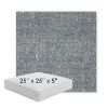 Picture of Chartres Storm | 25" x 25" x 5" Square Outdoor Cushion - Sunbrella© Fabric