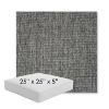 Picture of Crush Pewter | 25" x 25" x 5" Square Outdoor Cushion - Sunbrella© Fabric