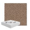Picture of Dumont Taupe | 25" x 25" x 5" Square Outdoor Cushion - Sunbrella© Fabric
