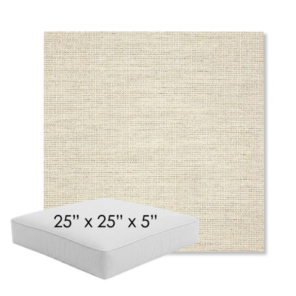 Picture of Kudos Mortar | 25" x 25" x 5" Square Outdoor Cushion - Sunbrella© Fabric
