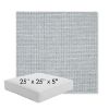 Picture of Kudos Saltwater | 25" x 25" x 5" Square Outdoor Cushion - Sunbrella© Fabric