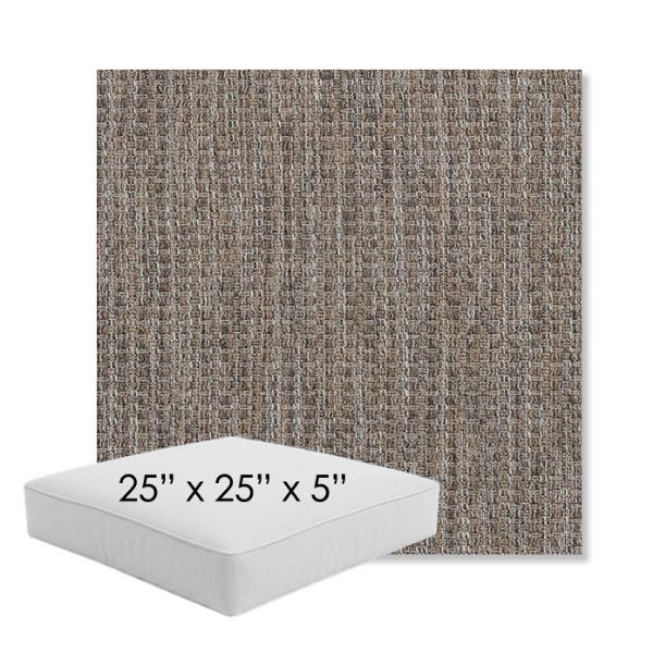 Picture of Metamorphic Fog | 25" x 25" x 5" Square Outdoor Cushion - Sunbrella© Fabric