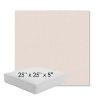 Picture of Nuance Bisque | 25" x 25" x 5" Square Outdoor Cushion - Sunbrella© Fabric