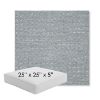 Picture of Nurture Haze | 25" x 25" x 5" Square Outdoor Cushion - Sunbrella© Fabric