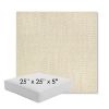 Picture of Pique Flax | 25" x 25" x 5" Square Outdoor Cushion - Sunbrella© Fabric