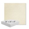 Picture of Posh Salt | 25" x 25" x 5" Square Outdoor Cushion - Sunbrella© Fabric
