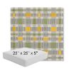 Picture of Rubix Lemon Lime | 25" x 25" x 5" Square Outdoor Cushion - Sunbrella© Fabric
