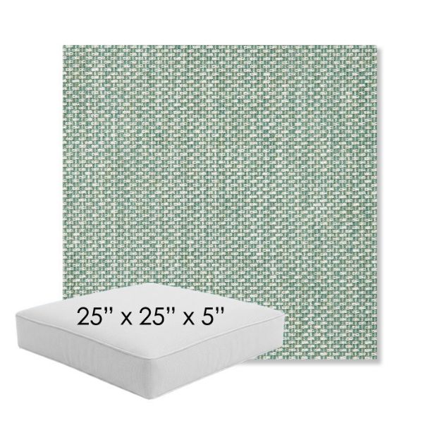 Picture of Tailored Spa | 25" x 25" x 5" Square Outdoor Cushion - Sunbrella© Fabric