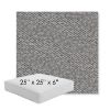 Picture of Dumont Slate | 25" x 25" x 6" Square Outdoor Cushion - Sunbrella© Fabric