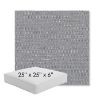 Picture of Linville Denim | 25" x 25" x 6" Square Outdoor Cushion - Sunbrella© Fabric