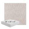 Picture of Mountains Snow | 25" x 25" x 6" Square Outdoor Cushion - Sunbrella© Fabric