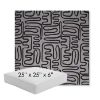 Picture of Nema Moonlight | 25" x 25" x 6" Square Outdoor Cushion - Sunbrella© Fabric