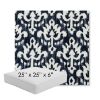 Picture of Patra Indigo | 25" x 25" x 6" Square Outdoor Cushion - Sunbrella© Fabric