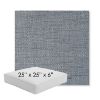 Picture of Willa Tidal | 25" x 25" x 6" Square Outdoor Cushion - Sunbrella© Fabric