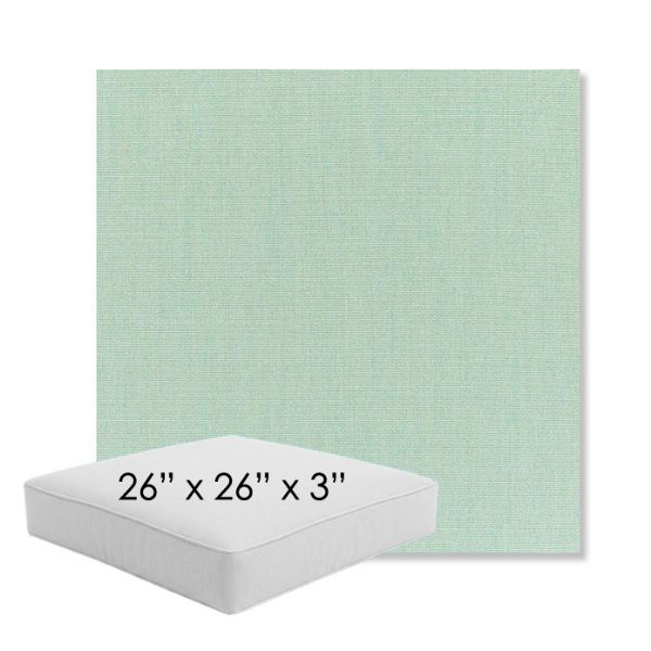 Picture of Canvas Spa | 26" x 26" x 3" Square Outdoor Cushion - Sunbrella© Fabric