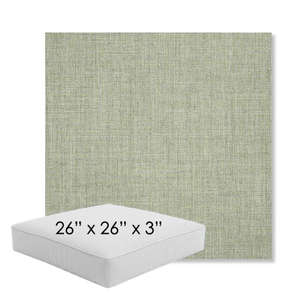 Picture of Cast Oasis | 26" x 26" x 3" Square Outdoor Cushion - Sunbrella© Fabric
