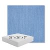 Picture of Cast Ocean | 26" x 26" x 3" Square Outdoor Cushion - Sunbrella© Fabric