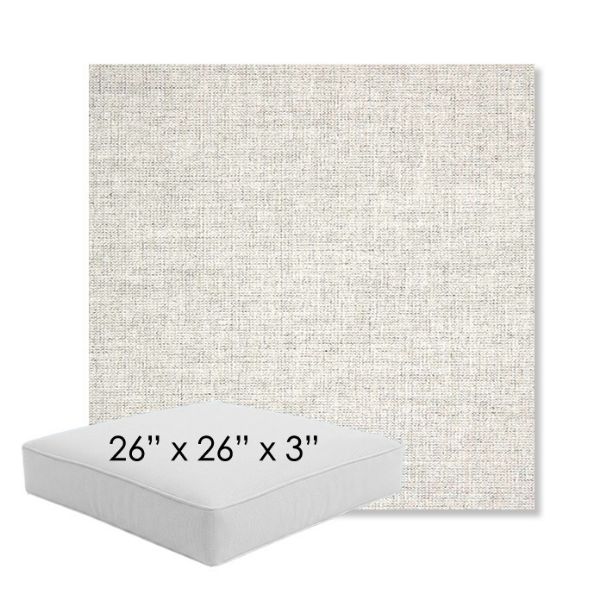 Picture of Crush Cloud | 26" x 26" x 3" Square Outdoor Cushion - Sunbrella© Fabric