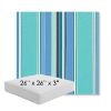 Picture of Dolce Oasis | 26" x 26" x 3" Square Outdoor Cushion - Sunbrella© Fabric