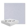 Picture of Exhale Sky | 26" x 26" x 3" Square Outdoor Cushion - Sunbrella© Fabric