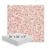 Picture of Exquisite Guava | 26" x 26" x 3" Square Outdoor Cushion - Sunbrella© Fabric