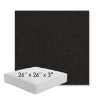 Picture of Heritage Char | 26" x 26" x 3" Square Outdoor Cushion - Sunbrella© Fabric
